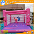 PVC pink princess castle/inflatable bouncer house, inflatable bubble bouncer baby trampoline